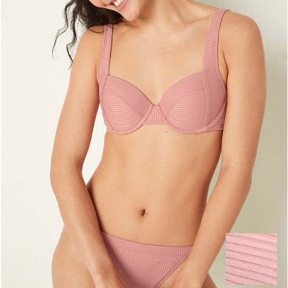 β¨NWT Swim Push Up Bra Rose Pink - Victoria Secret